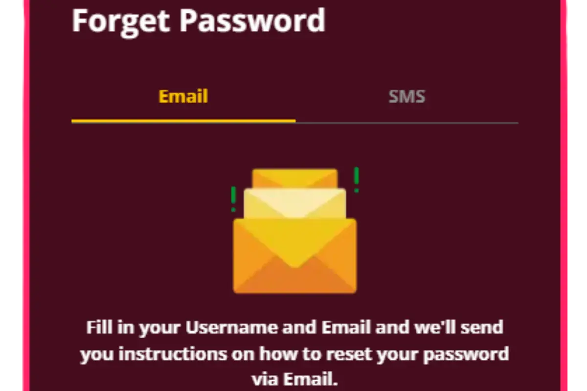 JWIN7 login forgot password recovery method