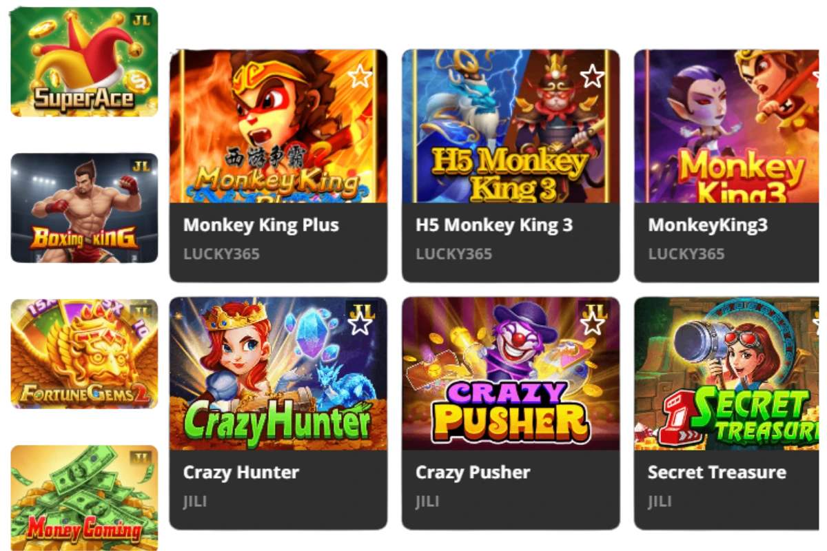 JWIN7 slots and arcade view showing rising score rounds and arcade-style challenges